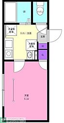 船橋市本郷町アパート 1Kの間取図画像