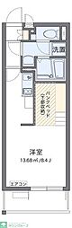 レオネクストマメゾン ワンルームの間取図画像