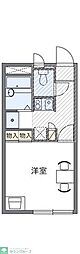 レオパレスシェルガーデン 1Kの間取図画像
