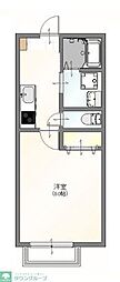 セナリオフォルム馬橋6 1Kの間取図画像