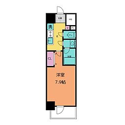 ROOTs Bunkyo Otowa 6階1Kの間取り
