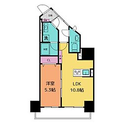 ROOTsBunkyoOtowa 1LDKの間取図画像