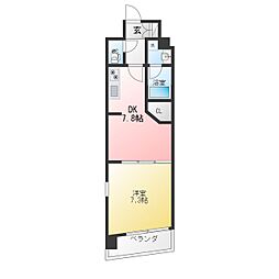 ステラメゾン茗荷谷 1DKの間取図画像