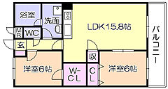 物件の間取り