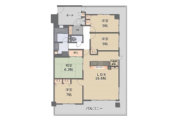 間取りを拡大表示