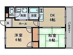 間取図画像 2DK
