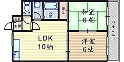 ファミリーハウスマス 2LDKの間取図画像