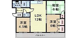 シェリール北園田 3階/-