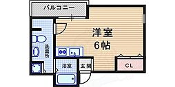 エスペランザ伊丹 1Kの間取図画像