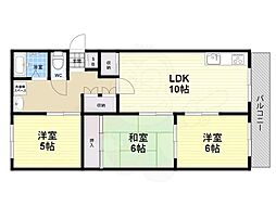武庫之荘ガーデン 2階/-