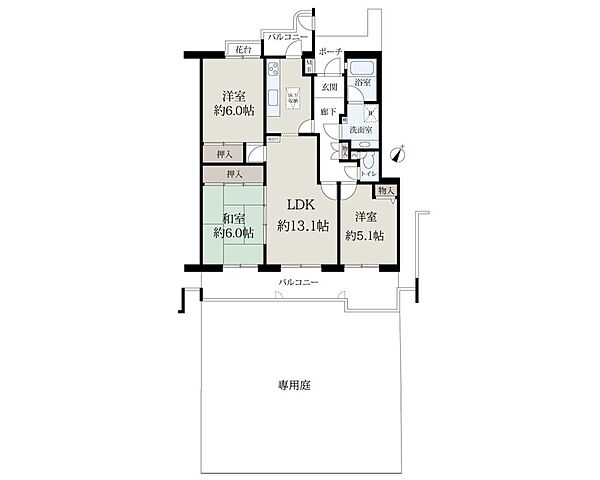 間取り：326000263682