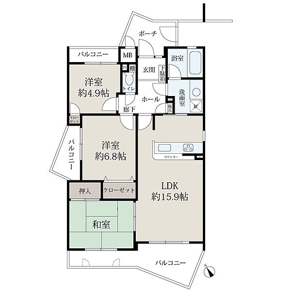 間取り：326000272415
