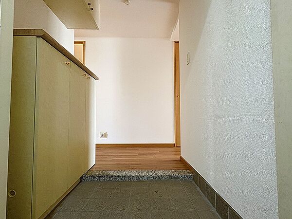 玄関横に設置された収納スペースは、すっきりとした玄関を保つのに役立ちます。