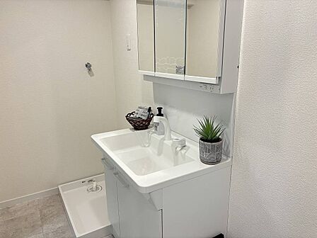 洗面台、防水パン入替
