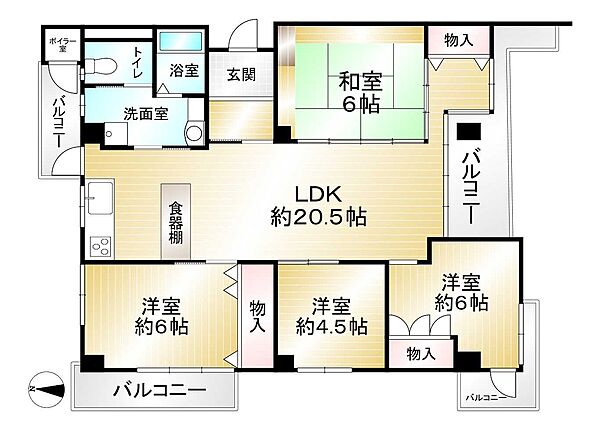 間取り：329000143734