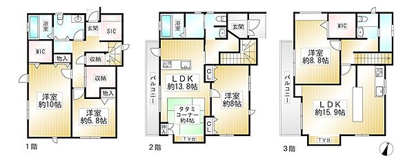 間取りを拡大表示