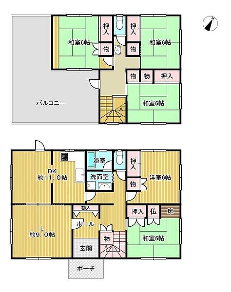 間取り：329000134105