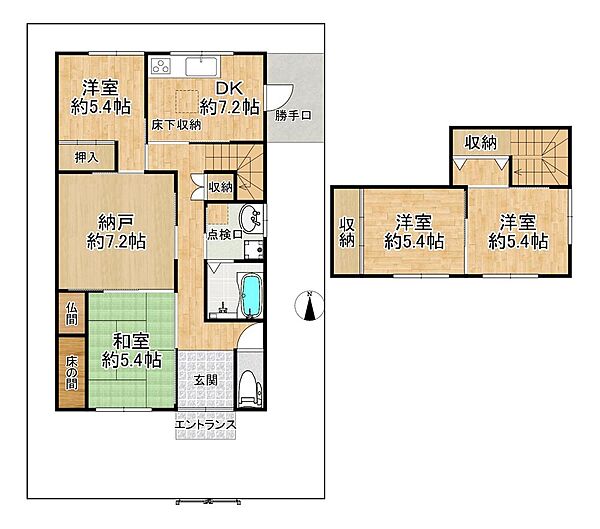 間取りを拡大表示