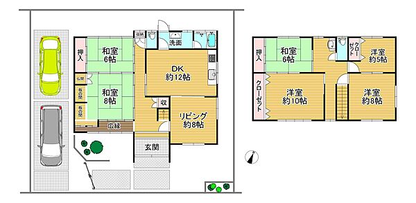 間取り：329000130464