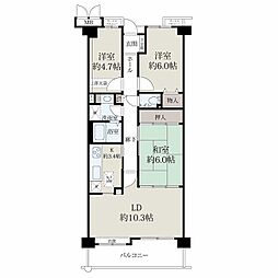 間取図画像 3LDK