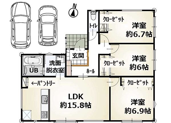 間取りを拡大表示