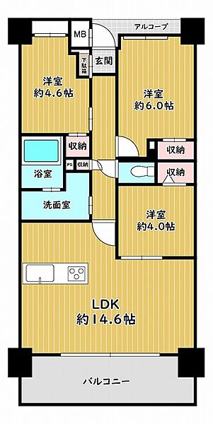 間取り：326000272437