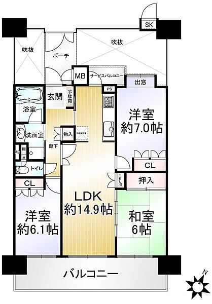 間取り：325000131410