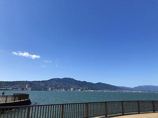 大津湖岸なぎさ公園打出の森まで835m