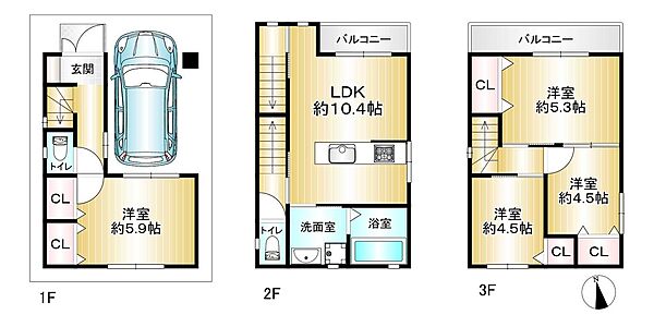 間取り：327001640121