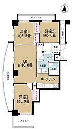 間取図画像 3LDK