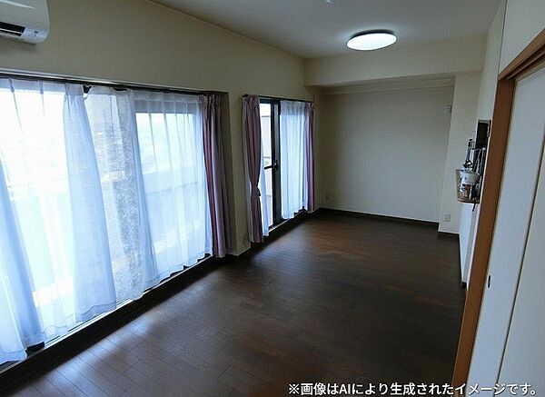 LDK約15.0帖（AＩによる家具消し加工済）