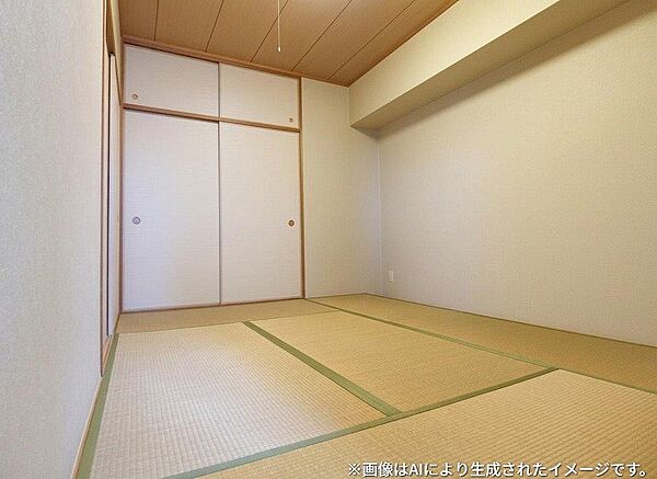 和室約6帖（AＩによる家具消し加工済）