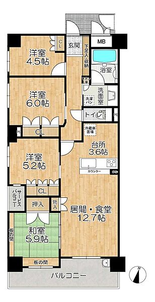 間取り：327002215105