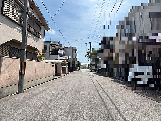 南西側前面道路...