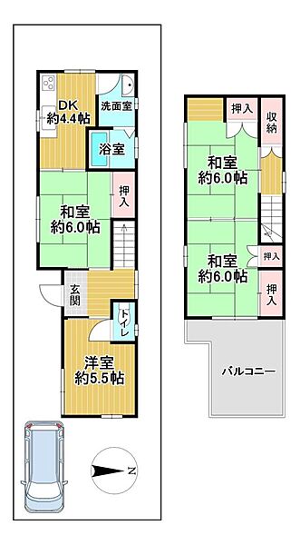 間取りを拡大表示