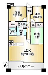 間取図画像 3LDK