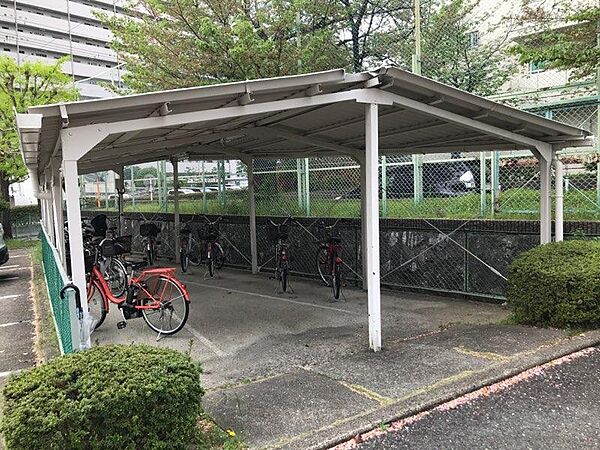 駐輪場です。