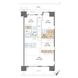 ローレルスクエア健都ザ・レジデンス　third 4LDKの間取り