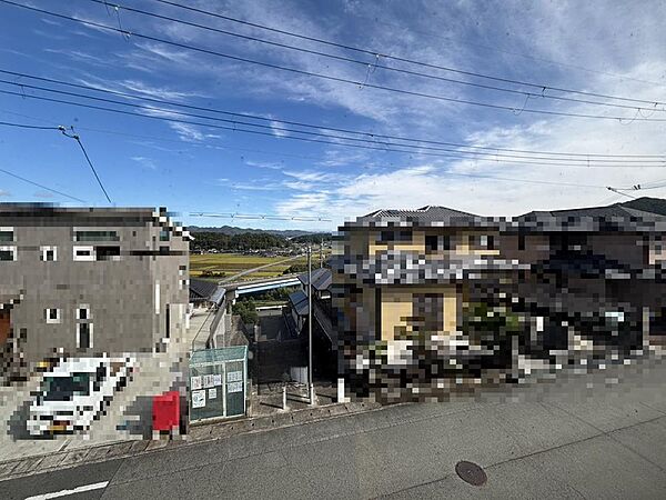 2階からの眺望です