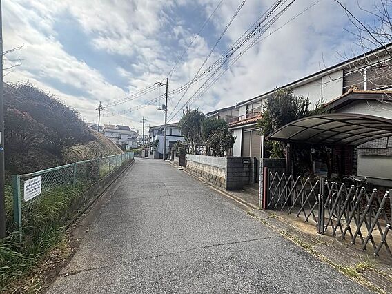 前面道路　北側...