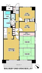 ガーデンプラザファミール富田 4LDKの間取図画像