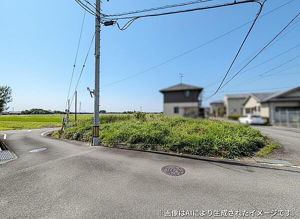 開放感のある角地。閑静な住宅街で穏やかな暮らしを叶えませんか。新しい生活を始める場所としてご検討ください。