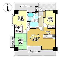 ジェイシティ広本町 3LDKの間取り