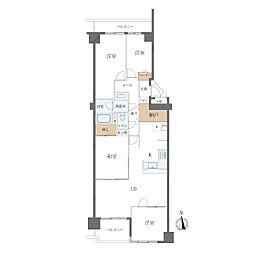 ヒューマンズプラザ青崎三番館 4SLDKの間取り
