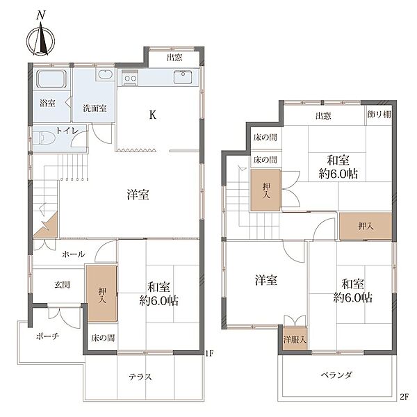 間取りを拡大表示