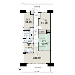 サンシティ廿日市 3LDKの間取り