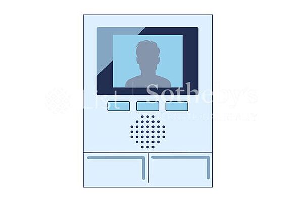 ■TVモニター付きインターフォン■来客の顔が分かり、録画機能もあるので防犯面も安心して過ごすことのできる設備になります！また、宅配業者など接触を控えたい際はインターホン越しに置き配も頼めますね！
