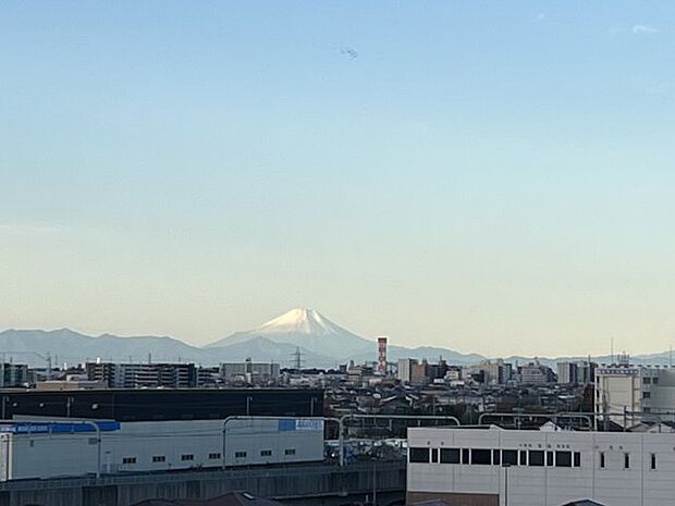 済んだ晴れた日には、富士山がきれいに見えます（居住者様提供）
