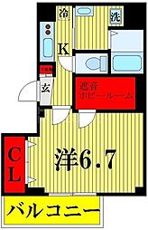 都営浅草線 本所吾妻橋駅 徒歩8分の賃貸マンション 5階1SKの間取り