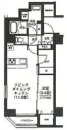 東武伊勢崎線 曳舟駅 徒歩8分の賃貸マンション 5階1SLDKの間取り